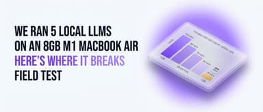 Run a Local LLM on 8GB RAM: What an M1 MacBook Air Can Do