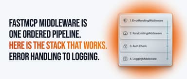 FastMCP Middleware: The Auth, Logging, Rate Limit Pipeline