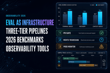 Agent Eval as Infrastructure: Benchmarks and Observability in 2026